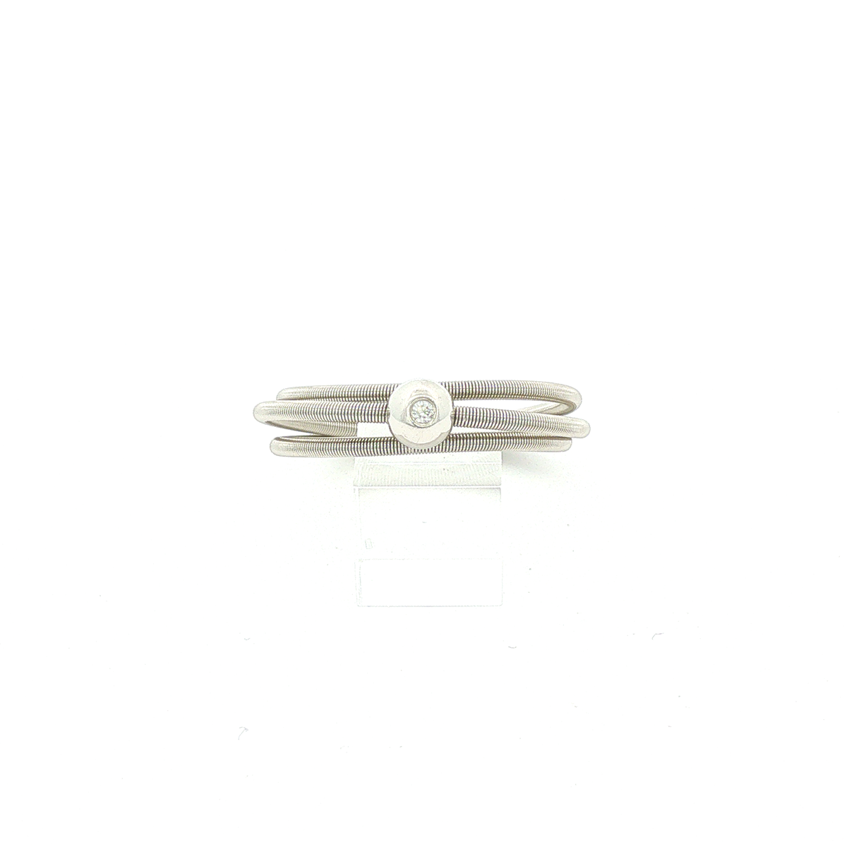 Niessing Colette Damenring 3-fach aus Platin mit Brillant