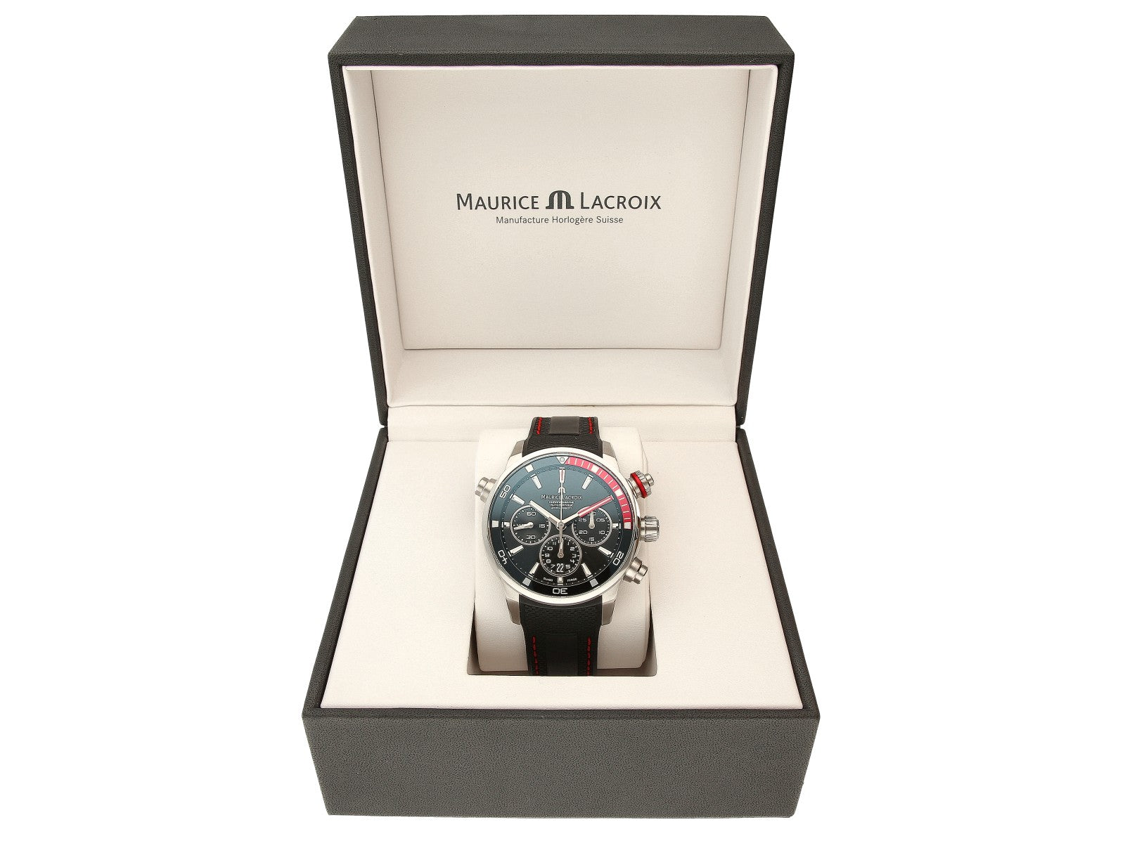 Maurice Lacroix - Pontos S (Schwarz/Rot)
