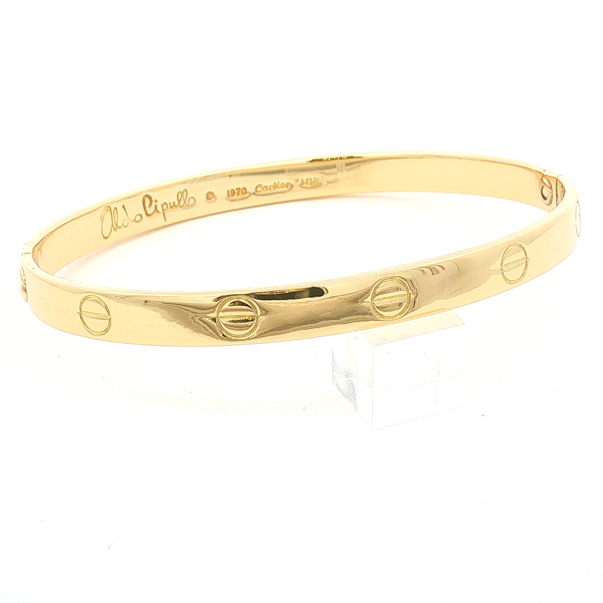 Cartier LOVE Armreif – Aldo Cipullo, 18 Karat Gelbgold, um 1970