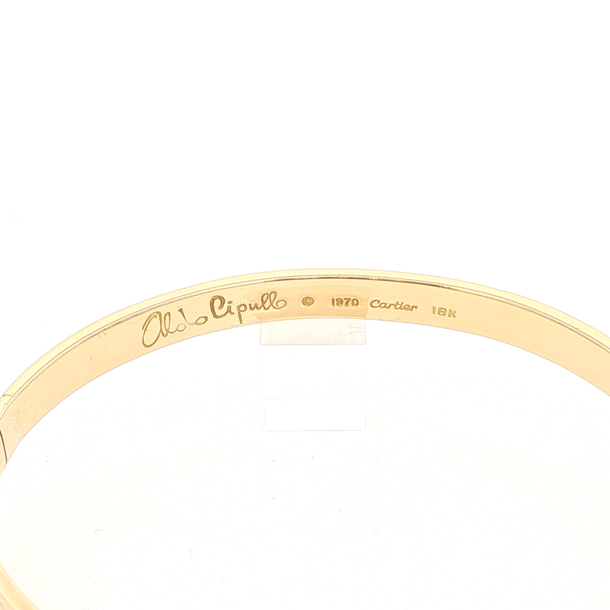 Cartier LOVE Armreif – Aldo Cipullo, 18 Karat Gelbgold, um 1970