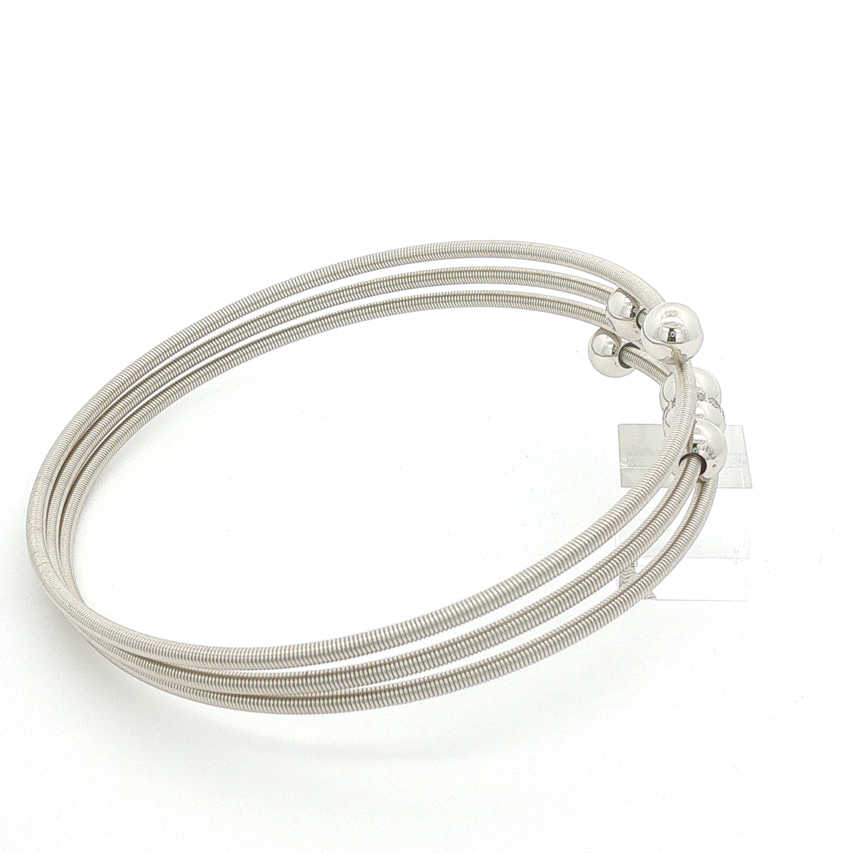 Niessing Colette C Embrace Armreif 3-fach – Platin 950 mit 0,12 ct Brillanten
