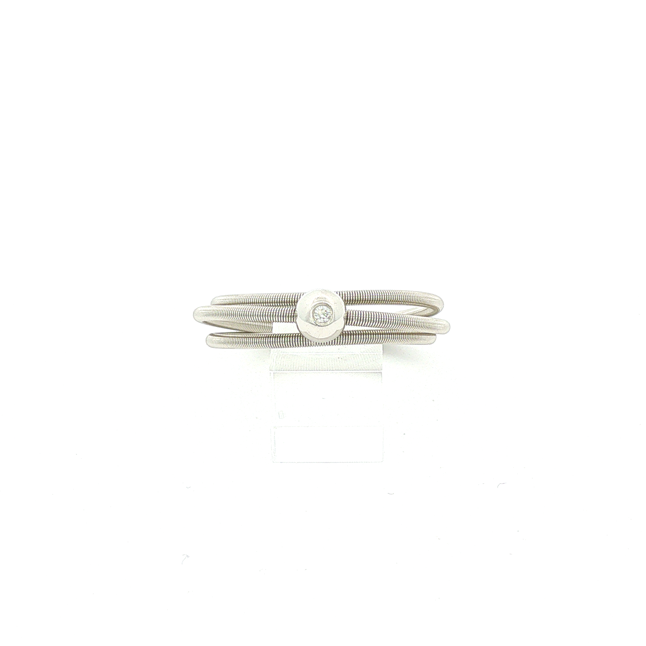 Niessing Colette Damenring 3-fach aus Platin mit Brillant