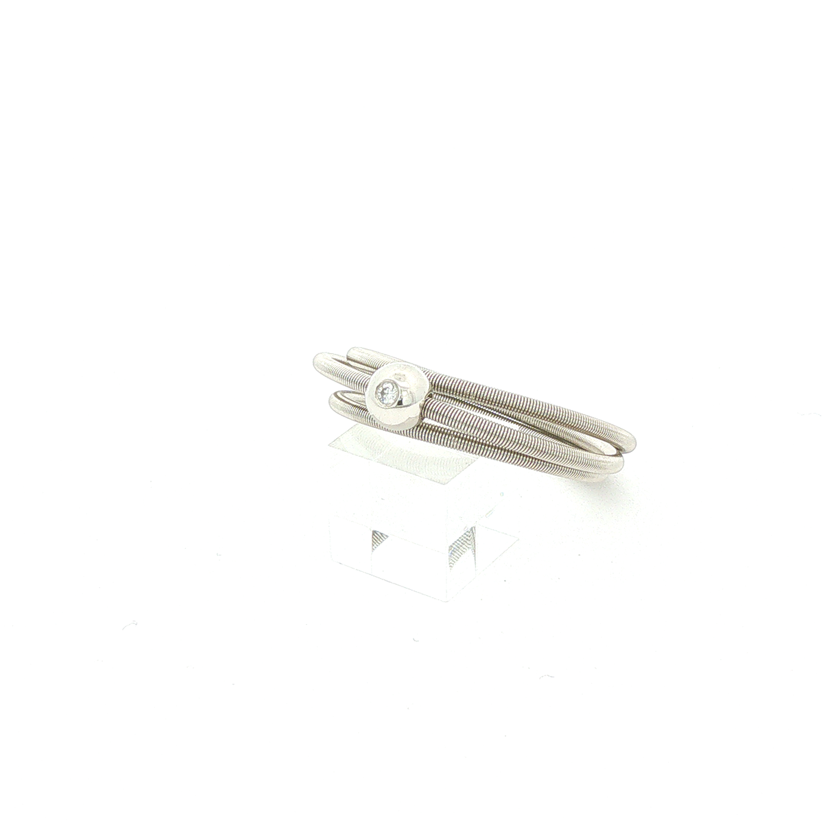 Niessing Colette Damenring 3-fach aus Platin mit Brillant