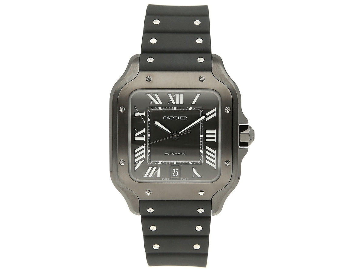 Cartier Santos Black ADLC  Full Set