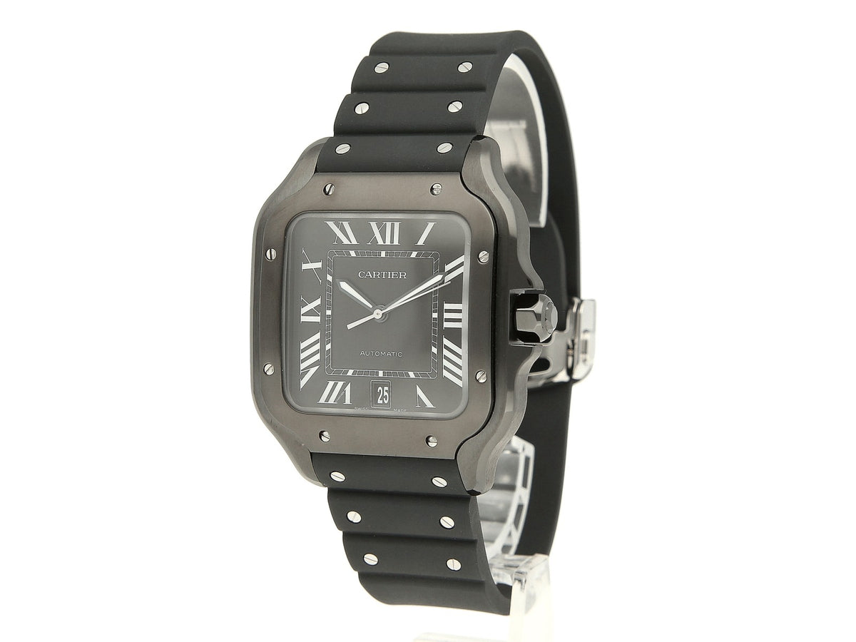 Cartier Santos Black ADLC  Full Set